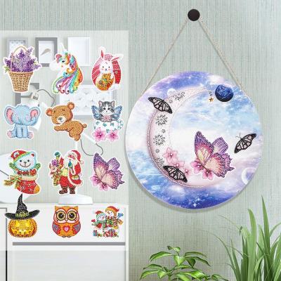 China New Classic/Postmodern Paste Classic/Postmodern DIY Diamond Painting PVC Wall Window Decoration 5d DIY Diamond Painting Hanging Garland Cat Animal Butterfly for sale