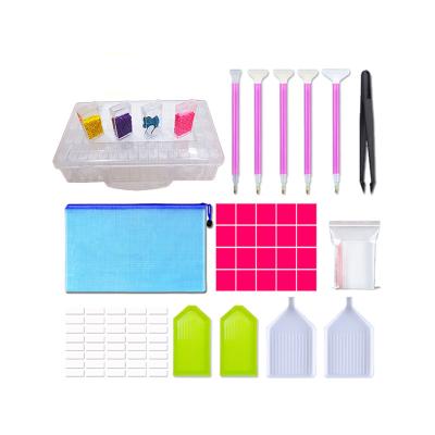 China New Multi-Function Diamond Tool Kit Wholesale Multi-Function Diamond Tools and Accessories Set 5D DIY Diamond Painting Hot Amazon Seller Painting Tools for sale