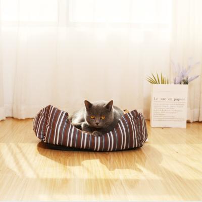 China Pawise Sustainable Multi Color Raised Soft Faux Fur Plush Chew Proof Dog Bed Rectangle Memory Foams Passionate Bed For Cats Dogs for sale