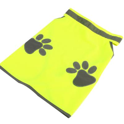 China Pawise Fashion Pattern Large Padded Reflective Nylon Padded Dog Safety Vest Visibility Vest Harness Large Top For Dogs for sale