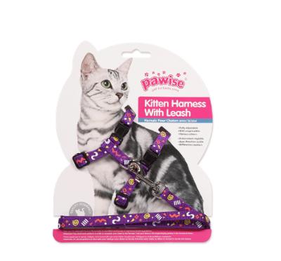 China Pawise Padded Kitten Harness With Leash for sale