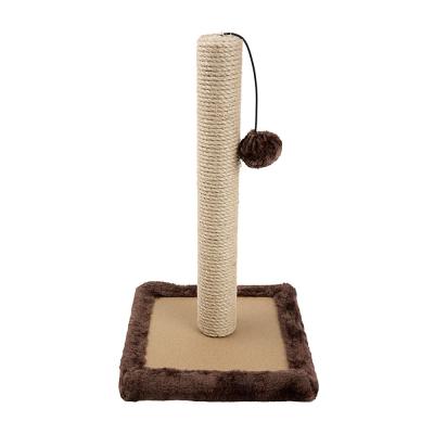 China Pawise Sustainable Ali Select Durable Cat Playing Scratching Tower Post Tree Furniture Scratcher For Cat for sale