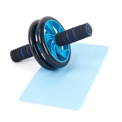 China Home Use Ab Wheel Ab Roller With Mat For Gym Office Home Muscle Trainer Exercise Fitness Equipment for sale