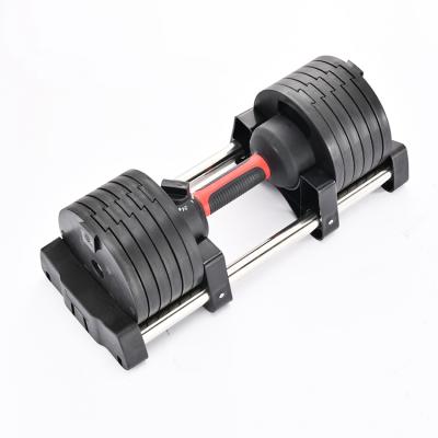 China New Design Low Price 24Kg Gym Equipment High Quality Adjustable Dumbbell for sale