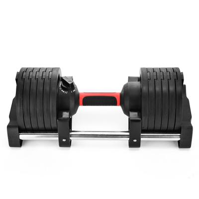 China Customized Cheap Adjustable Weight Gym Equipment Fitness Dumbbell Adjustable Barbell for sale