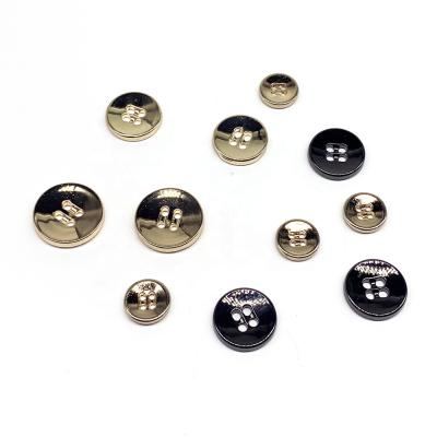 China Factory Bulk Supply Attractive Price Blouse 4 Hole Gold Washable Zinc Alloy Cute Buttons for sale