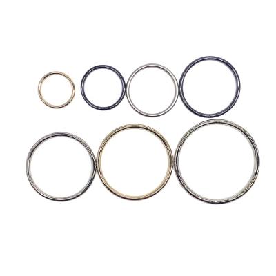 China Ring All Sizes Full Metal Zinc Alloy Shape Round O Ring Belt Buckle For Bag Dress Cloth for sale