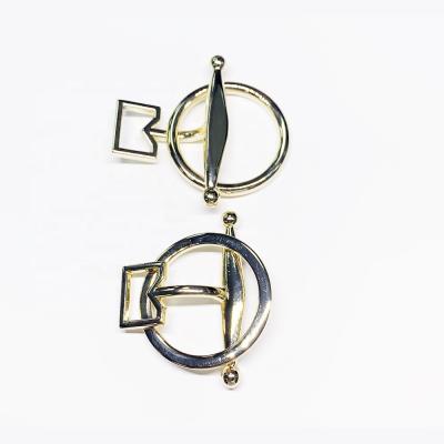 China Nickel Free Fashion Zinc Alloy Metal Two Part Ring Joint Belt Buckle For Dress for sale