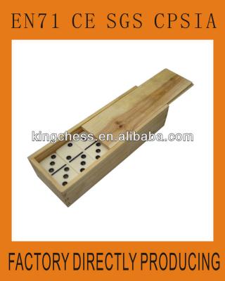 China Professional Melamine Domino Game Set In Wooden Box for sale