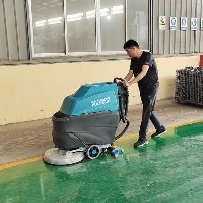 China Floor Machine Hand Push Floor Scrubber Cleaning Machine for sale