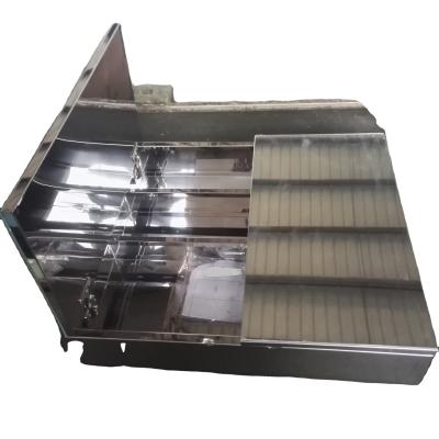 China Contemporary Mini Mirrored Stand Cabinet Sparkle Stainless Steel Mirror Cabinet Silver Mirrored Cabinets for sale