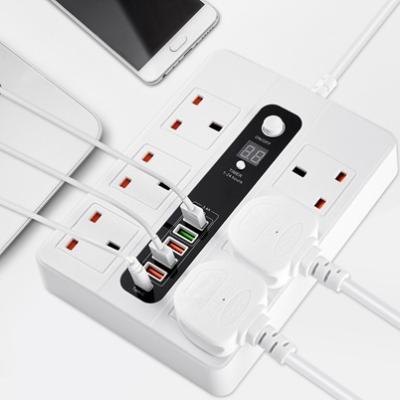 China Commercial Professional Manufacture Power Socket Desktop Smart Power Socket With USB for sale