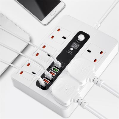 China Commercial High Quality Durable Power Socket Extension Strip Switch Desktop Power Supply Socket for sale