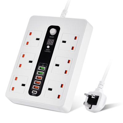 China Commercial Promotional High Quality Furniture Power Socket Extension Switch Power Outlet With Power Strip for sale