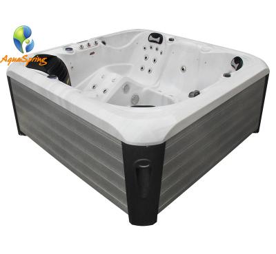 China Freestanding Whirlpool Bathtub For 5 Person Hot Tub Spa for sale