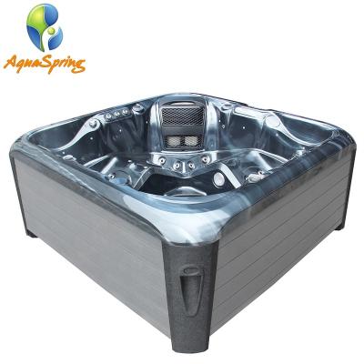 China 5 Person Freestanding Whirlpool Massage Turbo Spa Adult Massage Spa With TV for sale