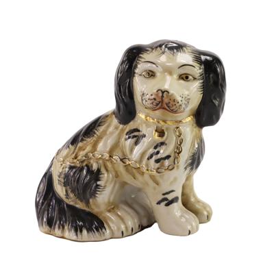 China Vintage Vintage Dog Ornaments Home Decorative Crafts Ceramic Ornaments For Sublimation for sale