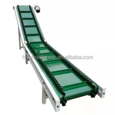 China Mining Elevator Tea Food Grade Inclined Conveyor Belt For Cookies for sale