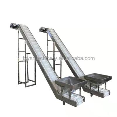 China Mining Type Large Inclination Flat Frame ss304 PVC Belt Conveyor for sale