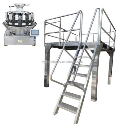 China Very Strong Strong Food 180x180x3mm Stainless Steel And Aluminum Work Support Platform For Loading Weigher for sale