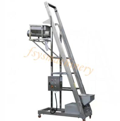 China OEM carbon / sus304 large outlet warehouse vertical transport custom steel single bucket elevator for sale