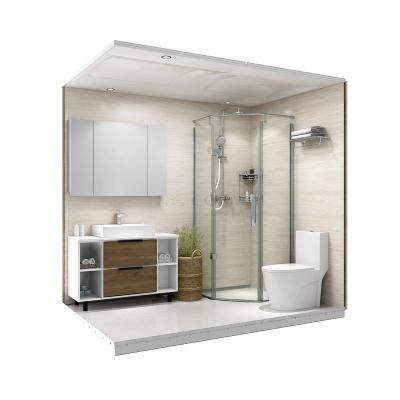 China Modern Modular Strong And Light Prefab Bathroom Shower Toilet Unit BUJ1624 for sale