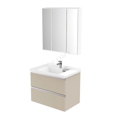 China New Modern Quick Installation Technology Bathroom Cabinet And Vanity Set 800mm Plug And Play for sale