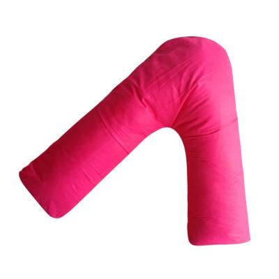 China Removable And Washable V Shaped Maternity Pillow Pregnant Woman Waist Protector Side Sleeping Pillow for sale