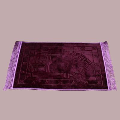 China Non-slip Muslim Prayer Mat For Hajj Worship Mat For Mosque Muslim Prayer Mat Non-slip for sale