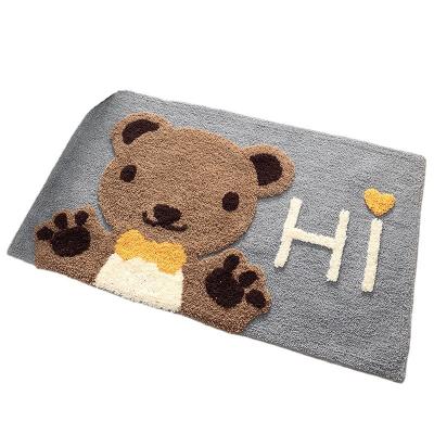 China Non-Slip Non-Slip Rug Cartoon Bath Mat Water Absorption Non-Slip Mat for sale