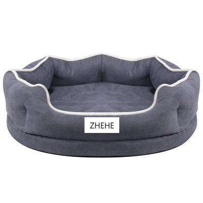 China Ningbo Pet Cooling Supplies Waterproof Memory Foam Pet Bed Sofa Pet House for sale