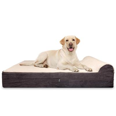 China Cooling Comfortable Memory Foam Sofa Dog Bed With Removable Cover for sale