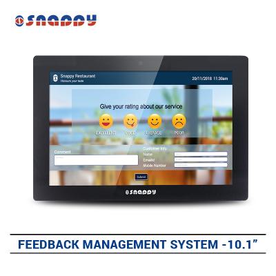 China Public / Indoor 10.1 Inch Feedback Management System With Software Customer Feedback Machine for sale