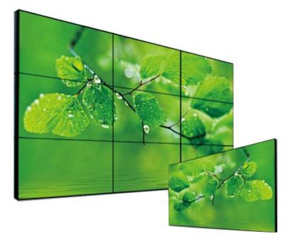 China Indoor 55inch Ultra Shrink Bezel LCD Video Wall 1.7mm for sale