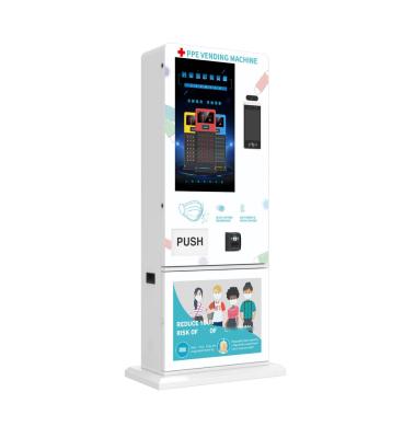 China Large Metro Station Stand Vending Machine Touch Selling Less PPE Products Selling Kiosk for sale