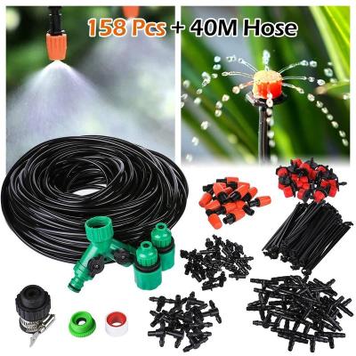 China Water Saving Garden Set Drip Irrigation Kits System Mist Self Drip Irrigation Watering Cooling Water for sale