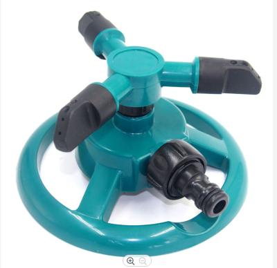 China Water Saving 3 Arm Plastic Water Rotary Sprinkler For Garden With Good Quality for sale