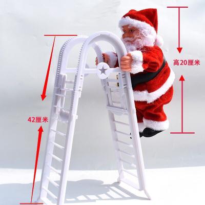 China Gift Foor Xmas Christmas Lights Decoration Christmas Santa Claus Toys for sale