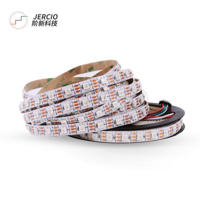 China Jercio High Brightness SK6812/WS2812/XT1511-RGB-5050 Waterproof Flexible Theme Park Led Strip 30/60/74/96/144 LEDs/m for sale