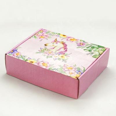 China Recycled Materials Customized Lipstick Recyclable Eyeshadow Shampoo Essential Oil Corrugated Skin Care Packaging Box for sale