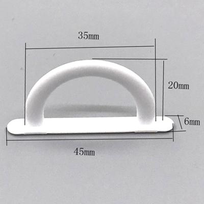 China Plastic European Product Display Hole Packing Hanger Display Hook For Earphone Box Hook Window Box Hooks for sale