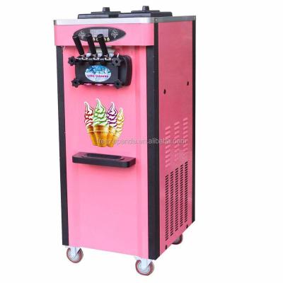 China Beverage Factory 3 Flavors Commercial Soft Serve Ice Cream Ice Cream Maker Making Machine Price for sale