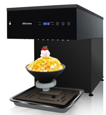 China Korean snack factory white exclusive body bingsu milk snow ice flake snowflake maker machine for sale