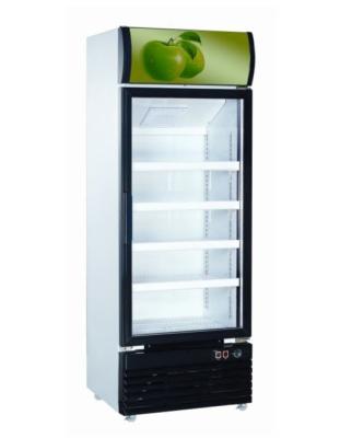 China Double-temperature chocolate small commercial rack single door countertop display freezer with vertical upright body on wheels for sale