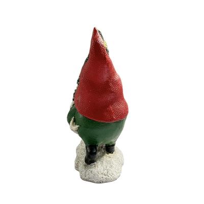 China Wholesale High Quality Gift Collection Resin Santa Claus Ornament Christmas Cart Festive Decor Home Garden Ornament for sale