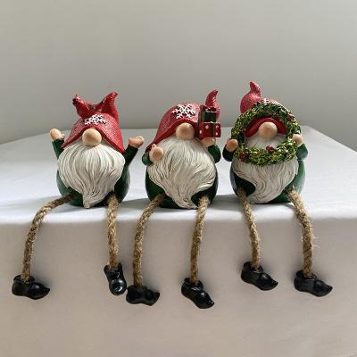 China High Quality Resin Christmas Decoration Series Wholesale Christmas Decoration Ornaments Desktop Doll Christmas Decoration Gifts for sale