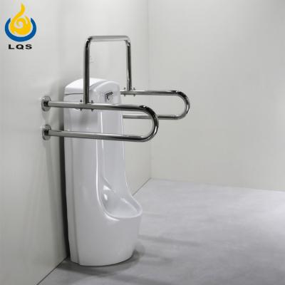 China Foshan LQS Safety Metal Bathroom Railing Modern Non Slip Toilet Grab Bar For Disabled for sale