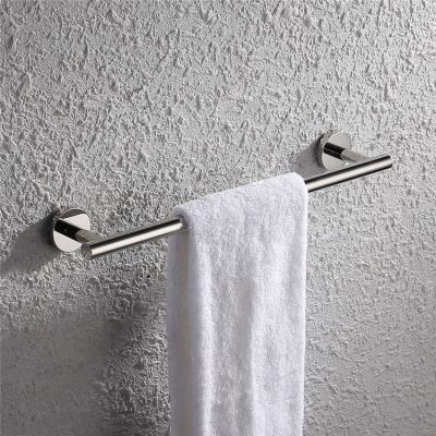 China Modern Stainless Steel Bathroom Towel Rack Bath Hardware 60cm Wall Mounted SUS304 Towel Rack for sale