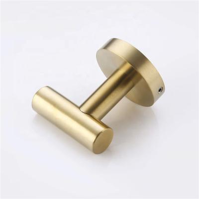 China Luxury Kitchen Accessories Stainless Steel Hook Robe Gold LQS Home Decoration Supplier for sale