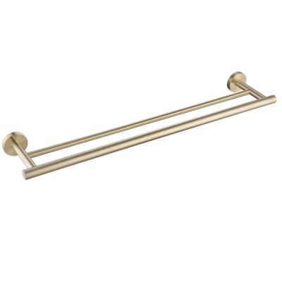 China Durable SUS 304 Convenient Towel Rod Gold Towel Bar For Hotel for sale